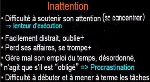 TDAH Adulte - Trouble du déficit de l'attention avec ou sans ...